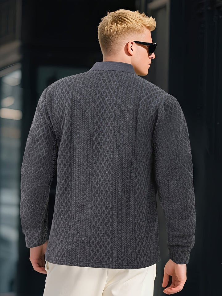 ZED - SIGNATURE TEXTURED KNIT PULLOVER