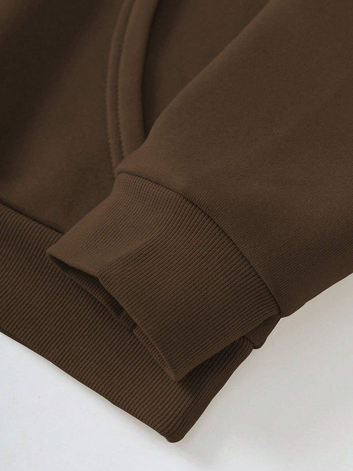 FAITH OVER FEAR Women's Dropped Shoulder Hoodie