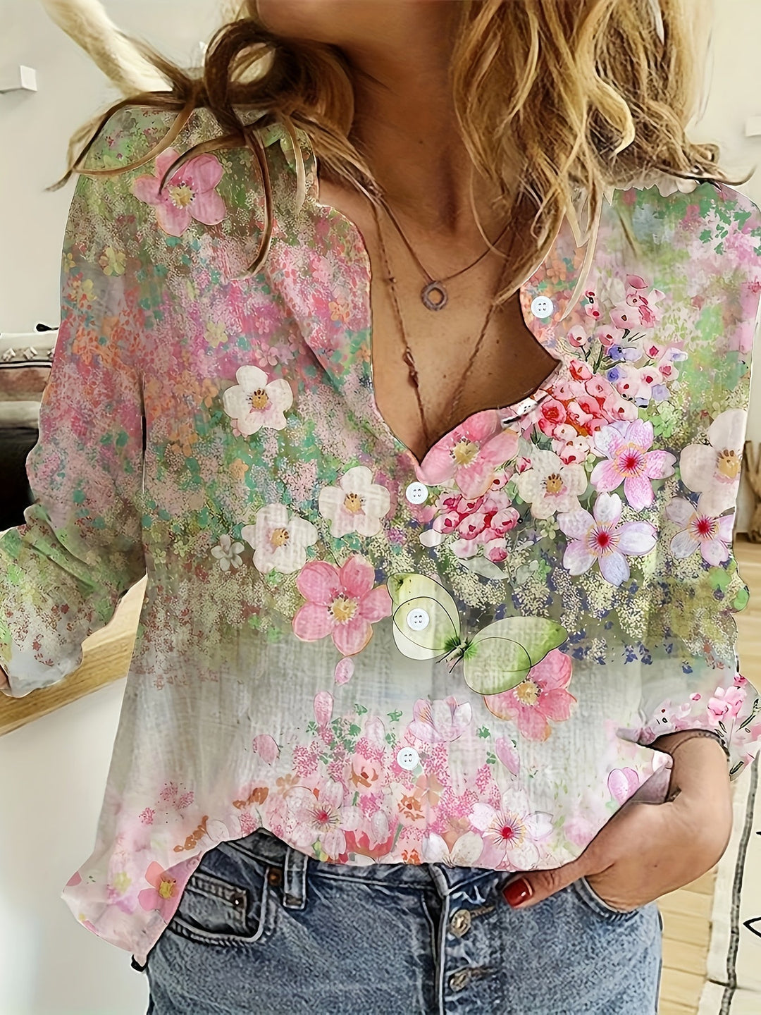 LUCIA™ - FLORAL BOHO BLOUSE