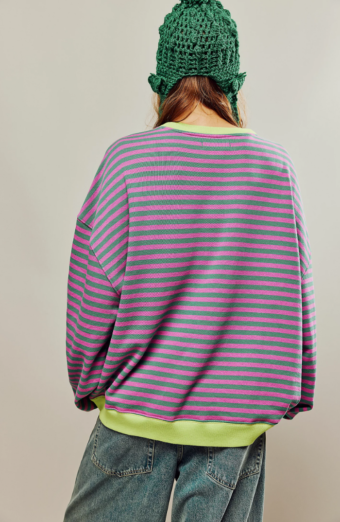 Manie - Striped Oversized sweater