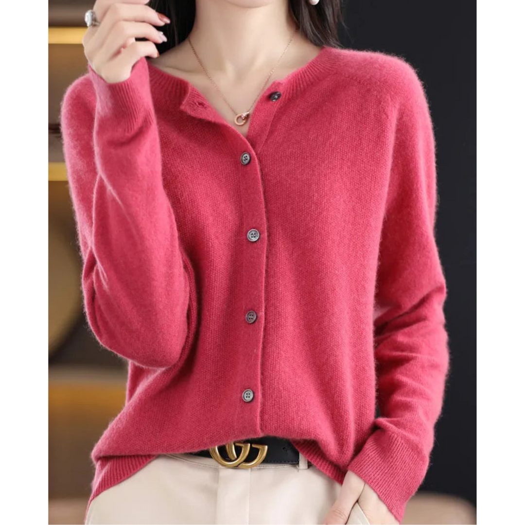 NICOLE - MERINO WOOL CASHMERE SWEATER