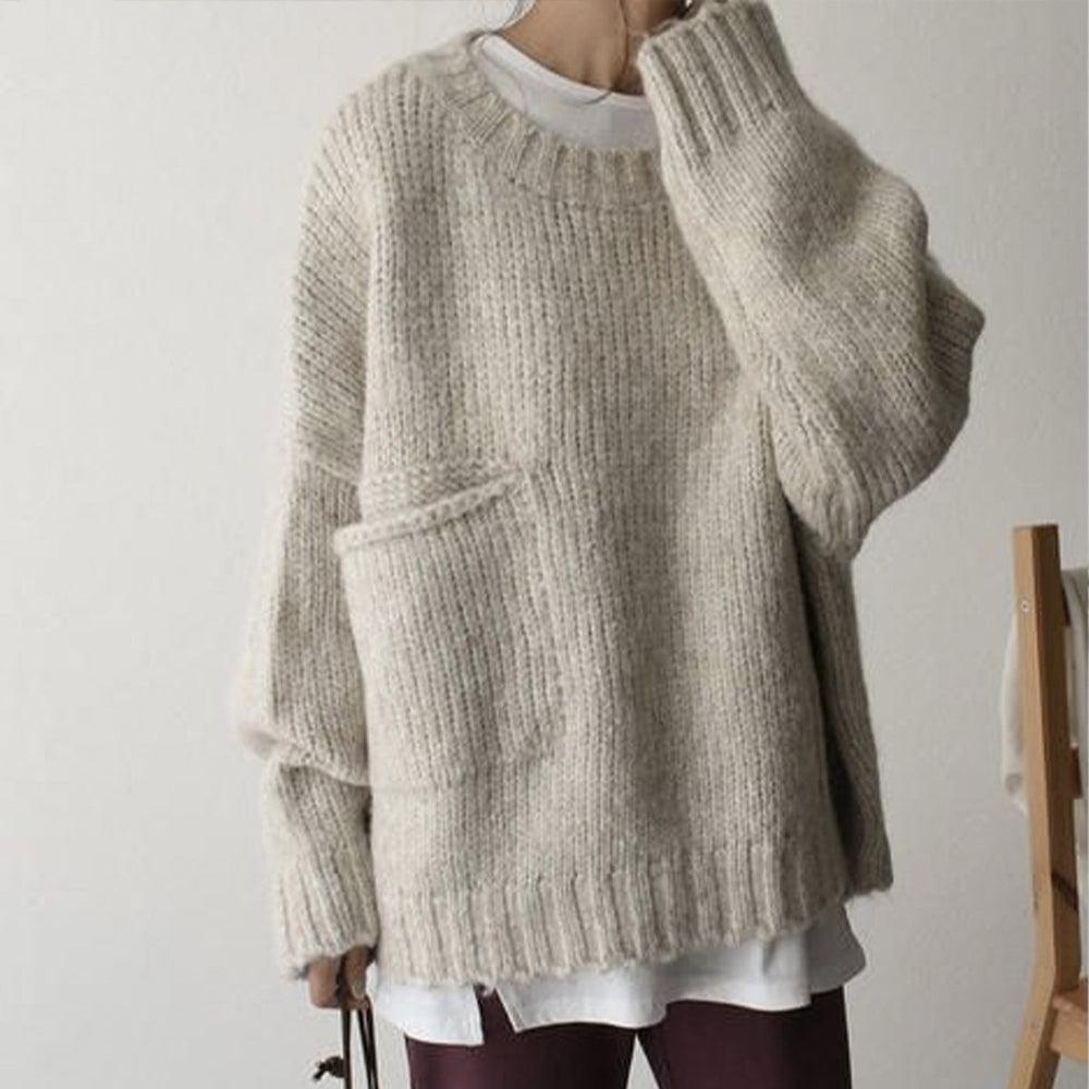 GRACE - SLOUCHY POCKET SWEATER