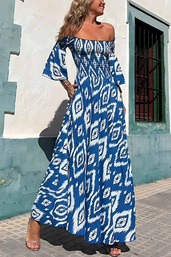 SAIGE - ELEGANT BLOOM FLORAL SPRING DRESS