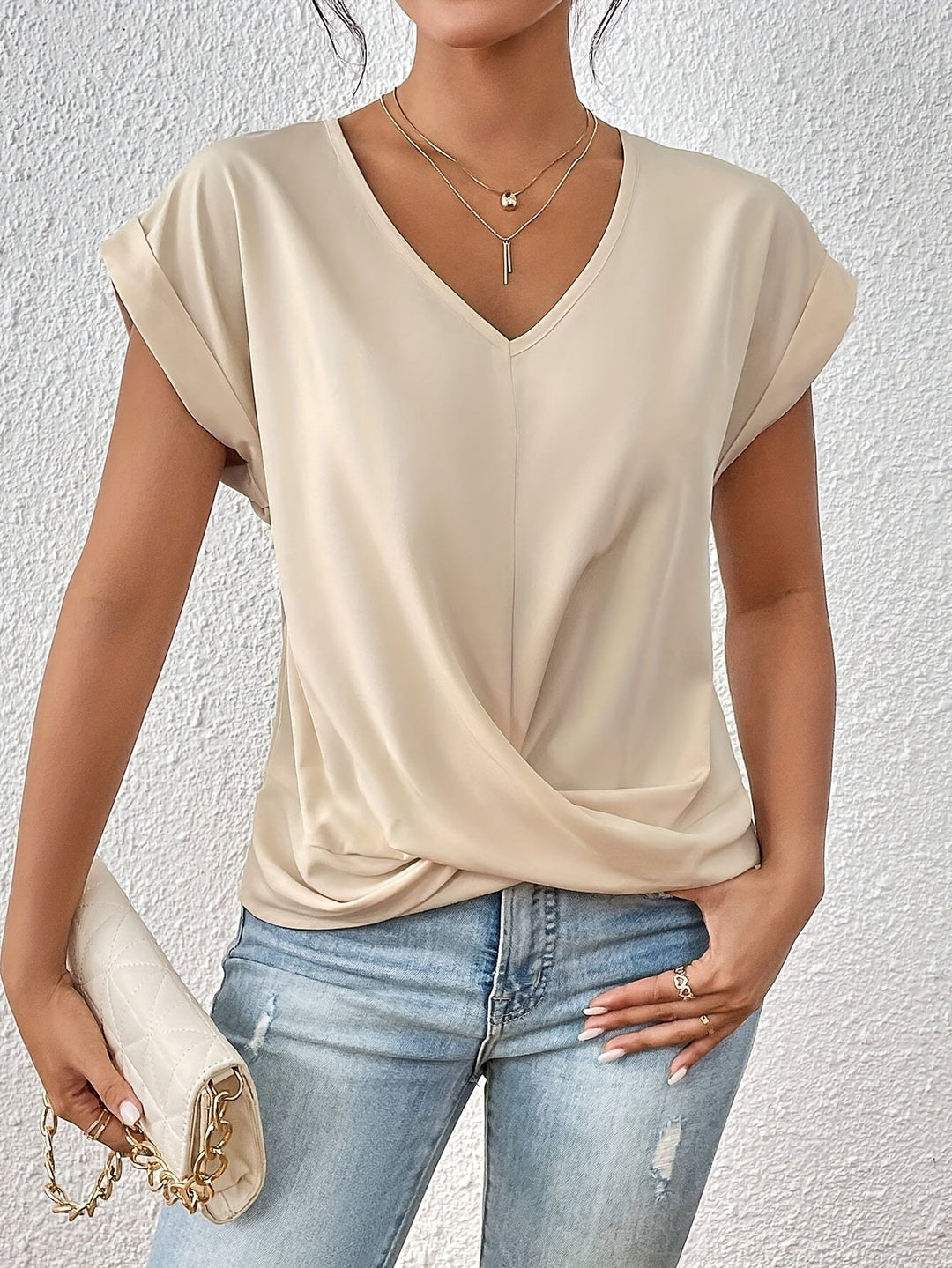 TERA - SIMPLE V-NECK T-SHIRT