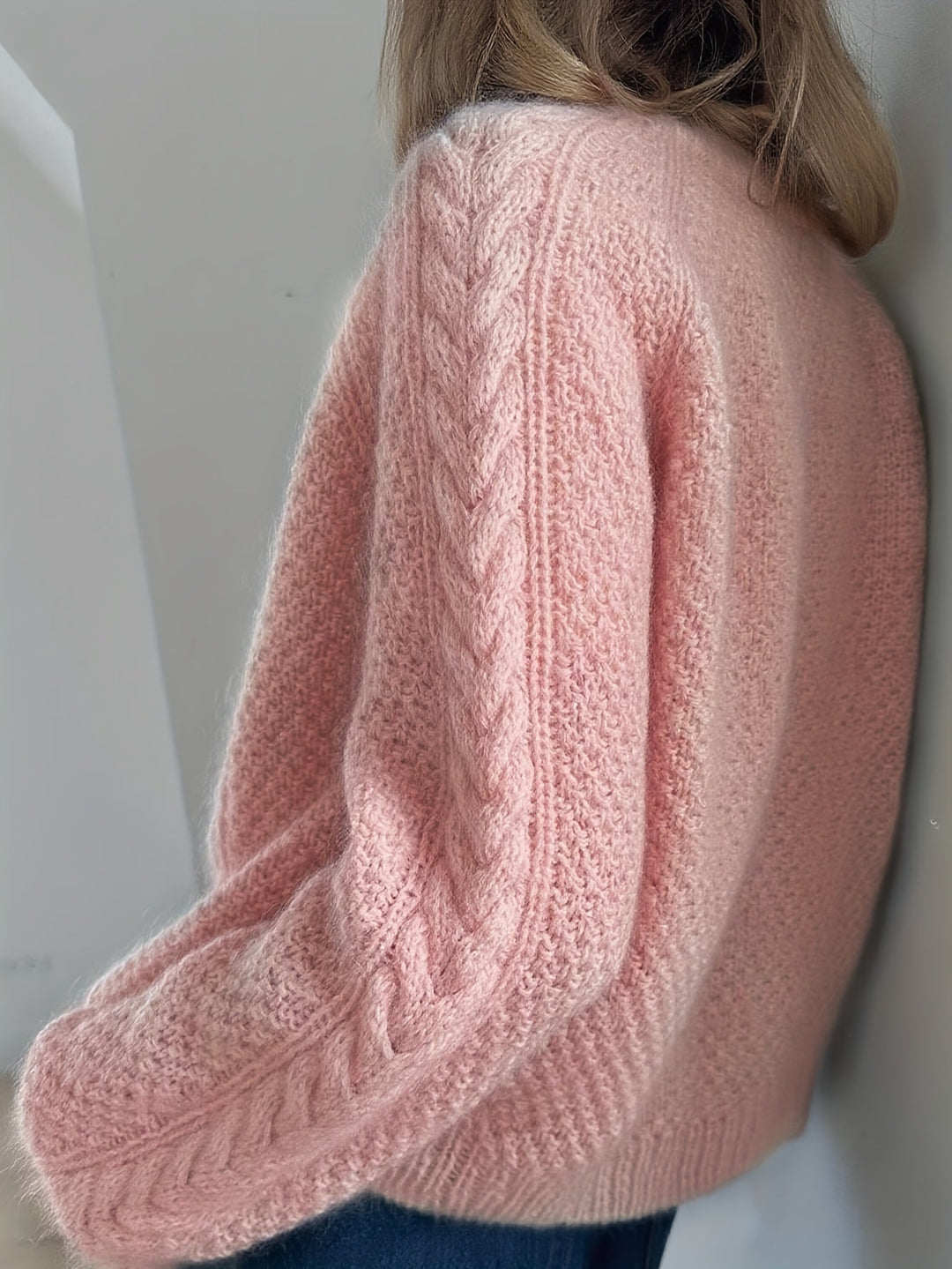 AMETHYST - CHIC BRAIDED STITCH CARDIGAN