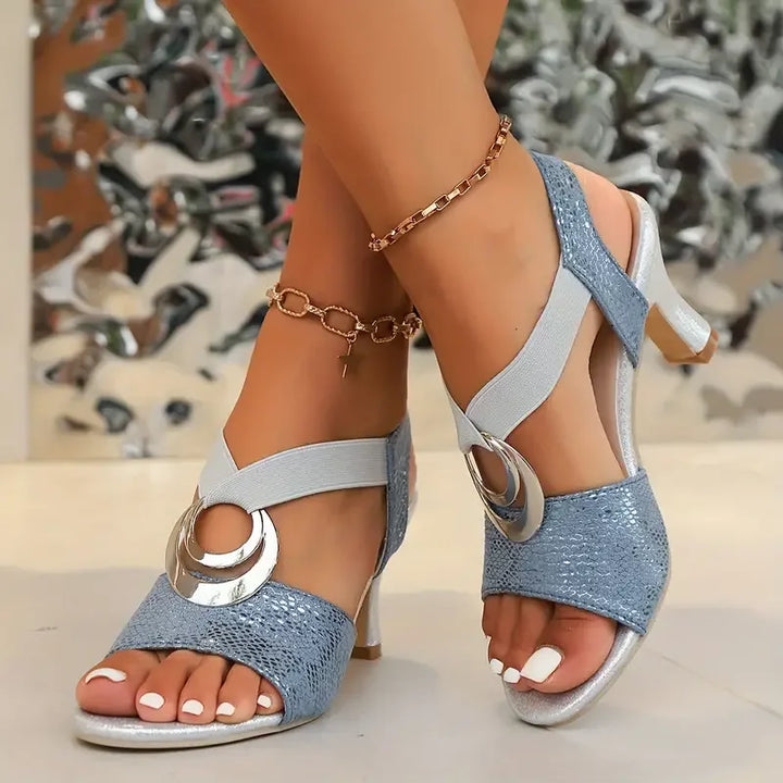 Jasmina™ - ELEGANT HEEL PUMPS WITH DECORATIVE BUCKLE
