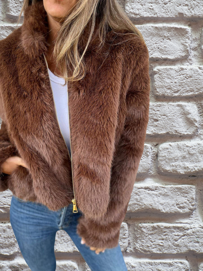 KATHLEEN - FAUX FUR WINTER JACKET