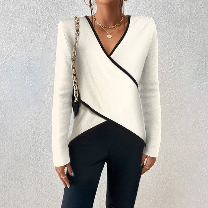 MARY - LUXE V-NECK SWEATER