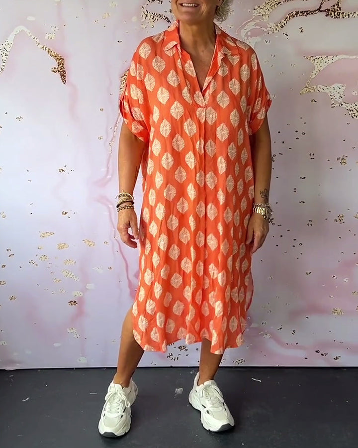 JUANITA - TRENDY V-NECK DRESS