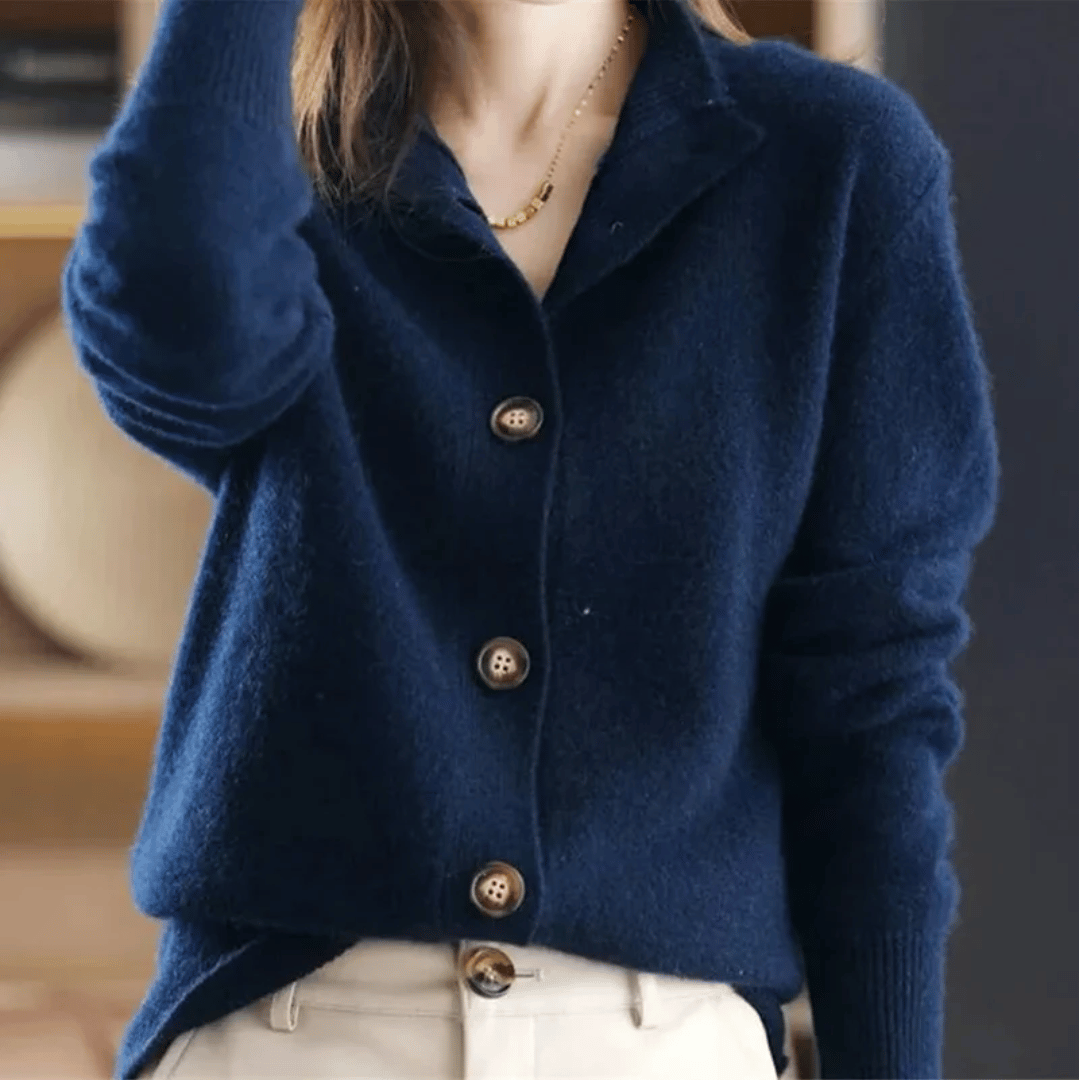 Celeste | Chic High-Neck Cardigan