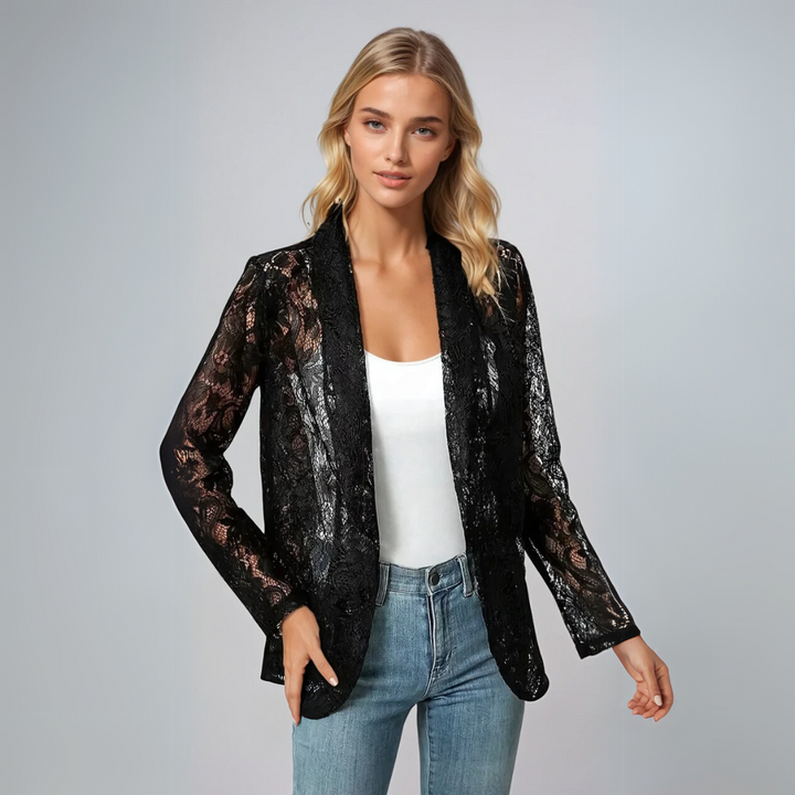 SHEENA - SHEER LACE BLAZER