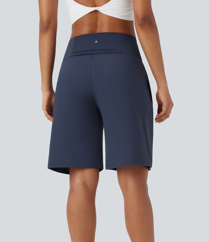BAYLIN - ULTRA-HIGH WAIST ACTIVE SHORTS WITH POCKETS