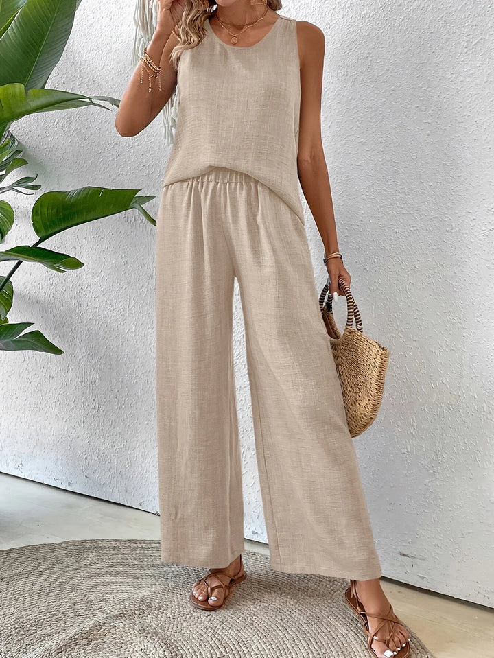 QUITA - ALL-DAY CHIC TANK AND PANTS PAIR