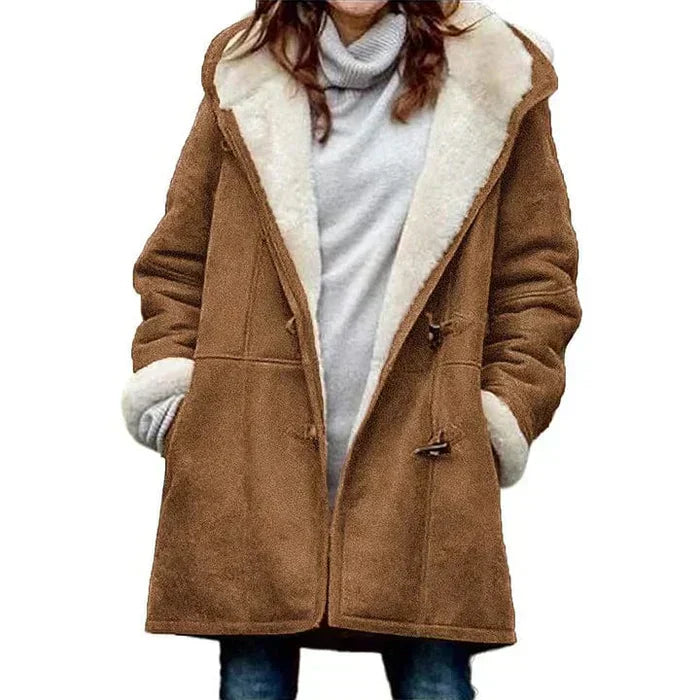 ELVIE - SOPHISTICATED FUR-ACCENTED COAT