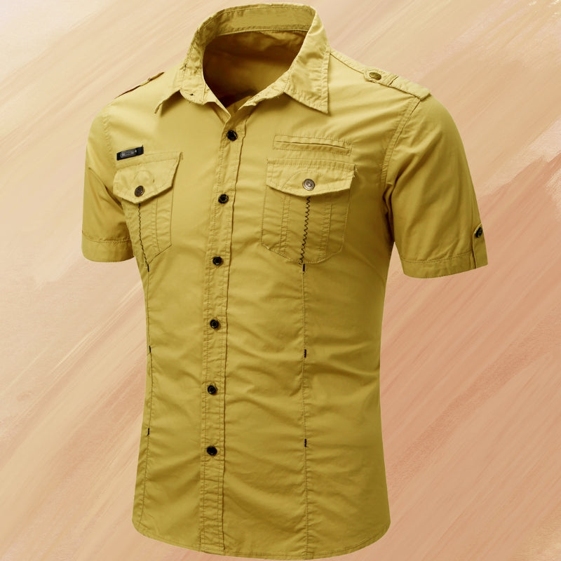 RANDALL - REFINED WARM-WEATHER BUTTON-UP WITH POCKET
