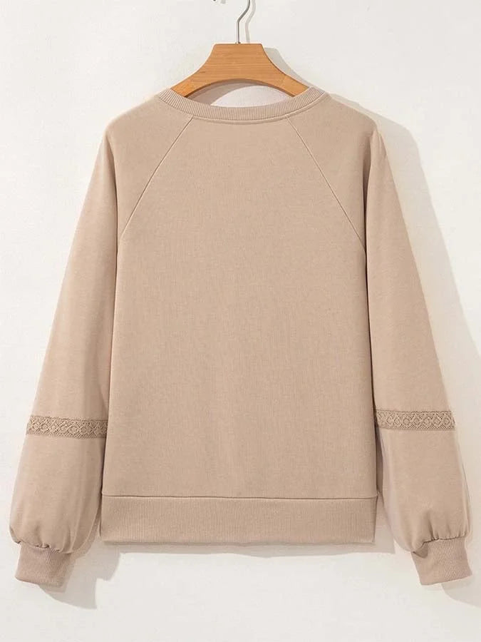 Sam | Women's Casual Loose Lace Patchwork Sweatshirt