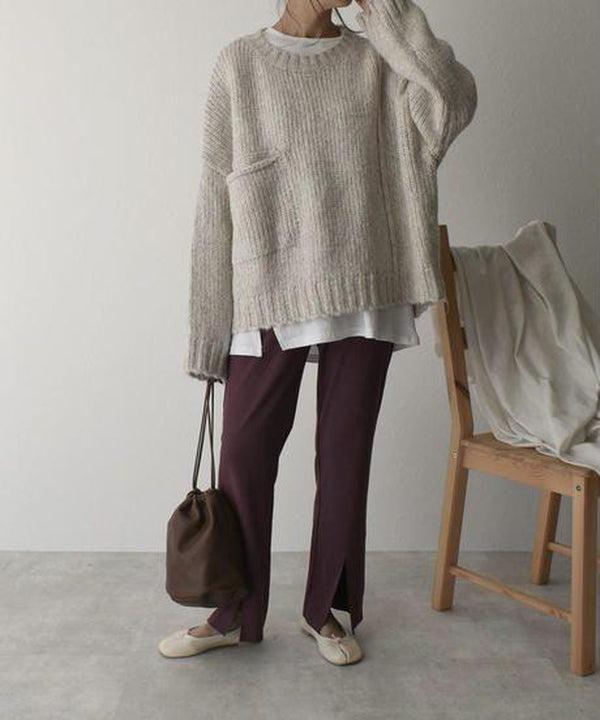 GRACE - SLOUCHY POCKET SWEATER