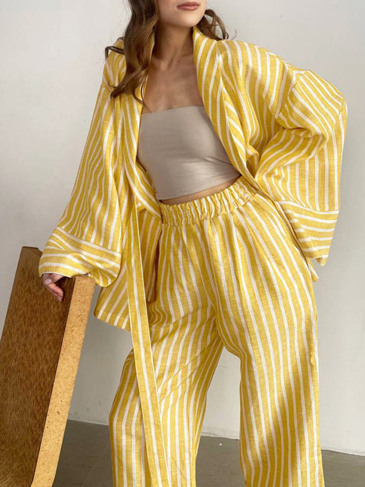 EVERLY - CASUAL STRIPED SET