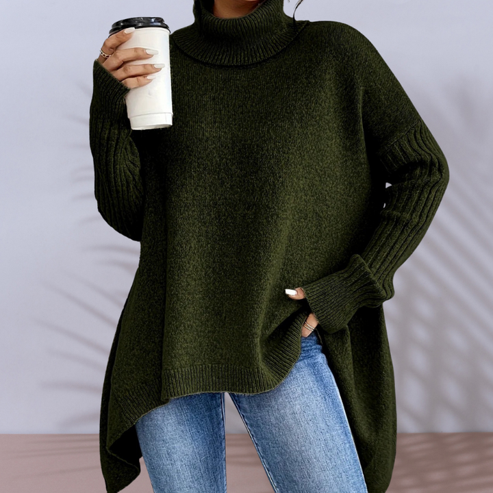 Sarah™- Turtleneck Oversized Sweater