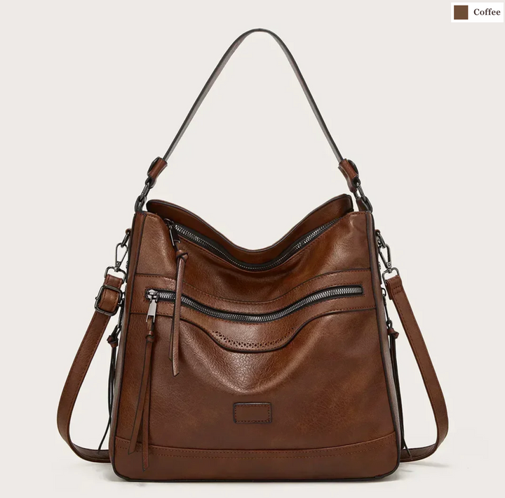 GAIL - VINTAGE CHARM LEATHER SHOULDER BAG