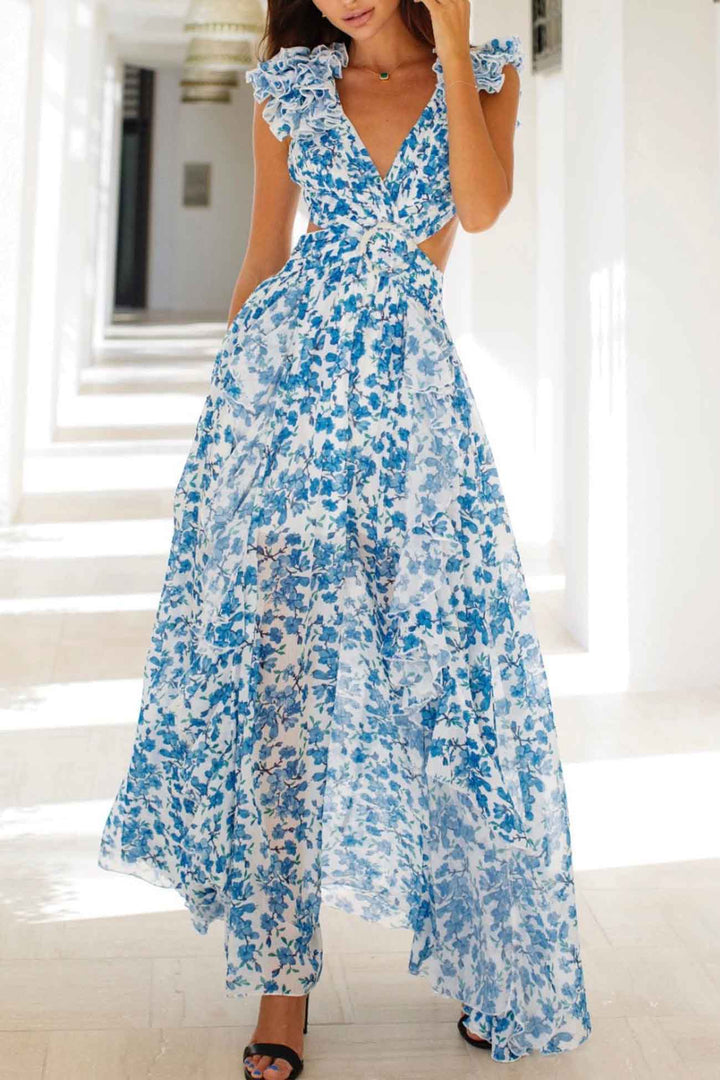 AMMALIE - CHIC SUMMER ELEGANCE MAXI DRESS
