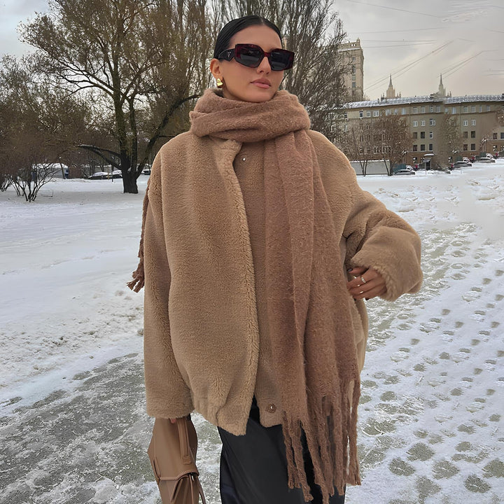Jenny | Chic Teddy Bear Faux Fur Coat