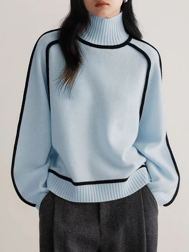 ERMALIE -  RELAXED FUNNEL NECK