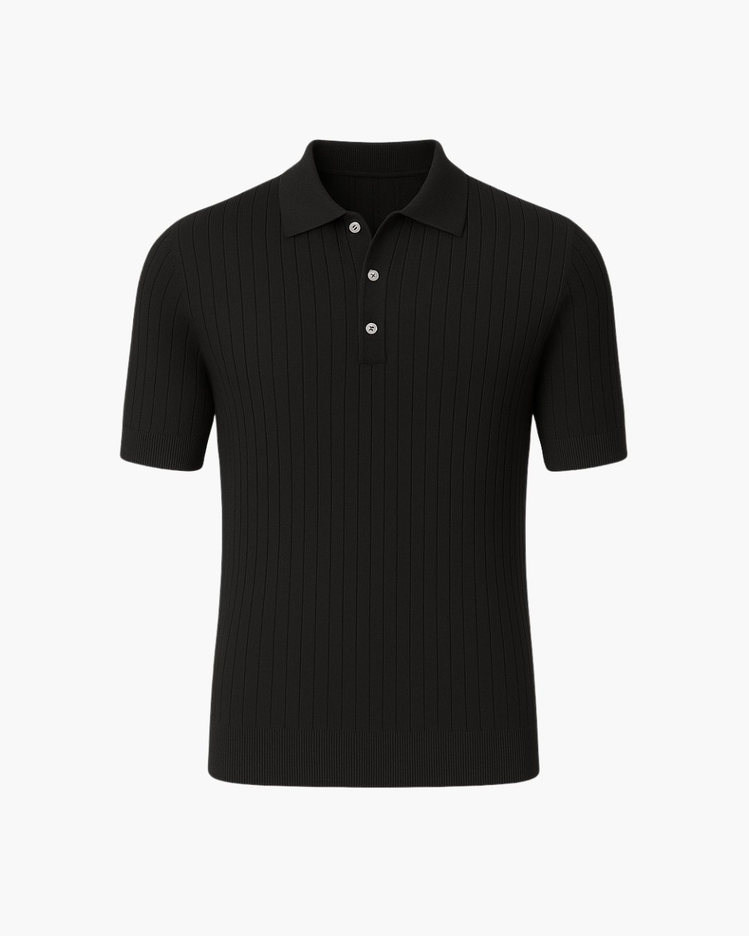 DEVIN - BREATHABLE COTTON KNIT POLO SHIRT