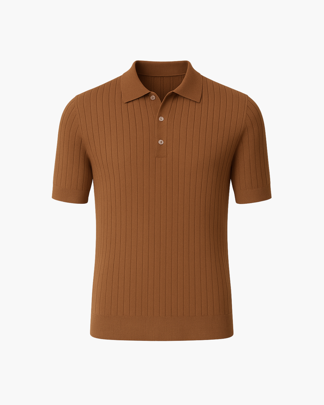 DEVIN - BREATHABLE COTTON KNIT POLO SHIRT