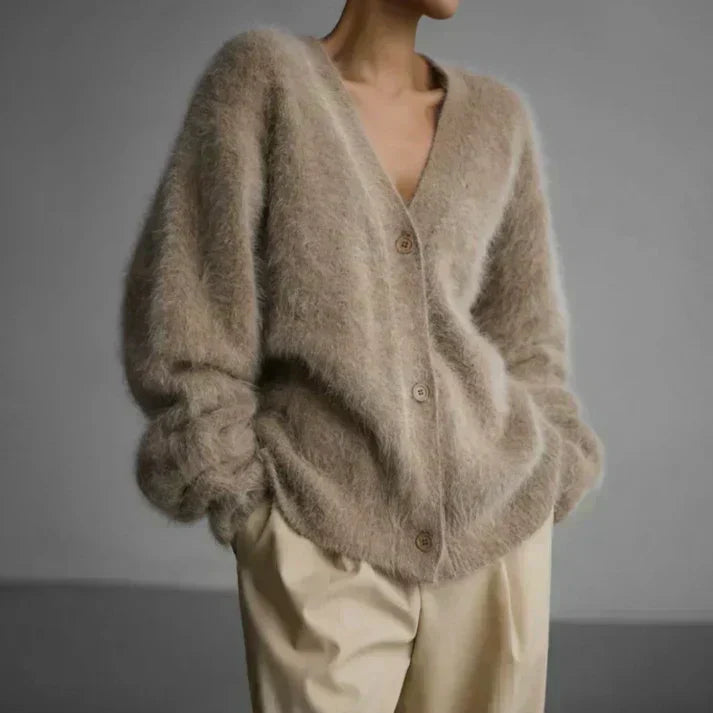 NORA - ELEGANT CROPPED CASHMERE SWEATER