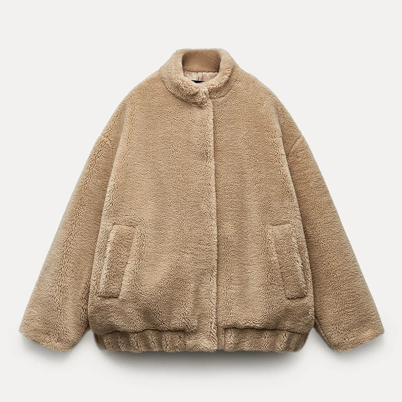 Jenny | Chic Teddy Bear Faux Fur Coat