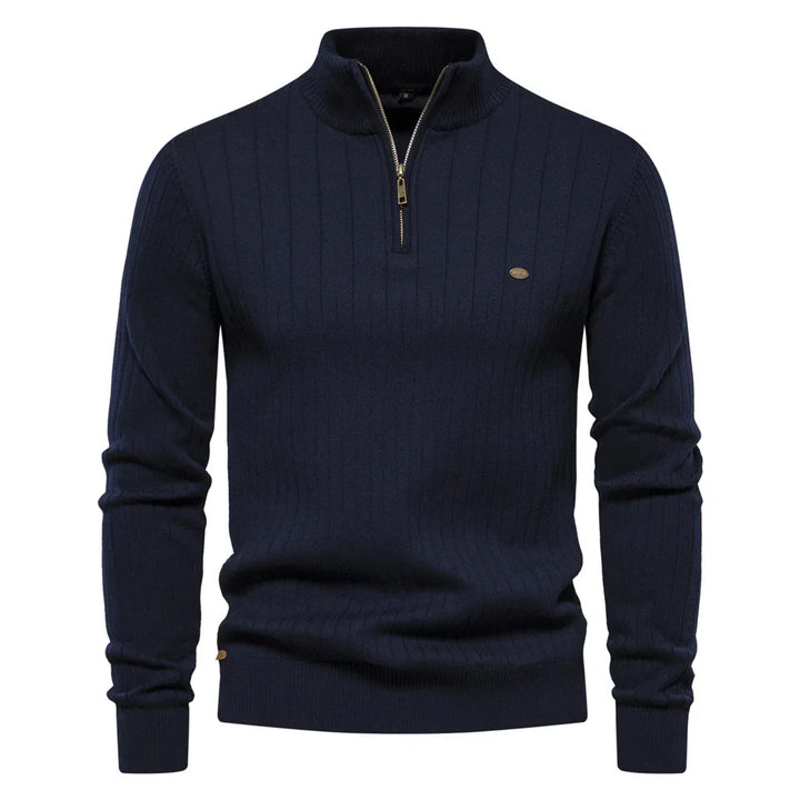 JOHN - HALF ZIP WARM SWEATER