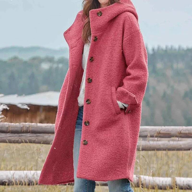 BELINDA - WARM HOODED OVERCOAT