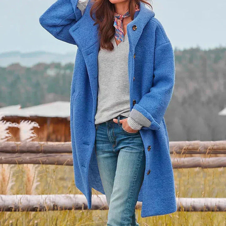 BELINDA - WARM HOODED OVERCOAT