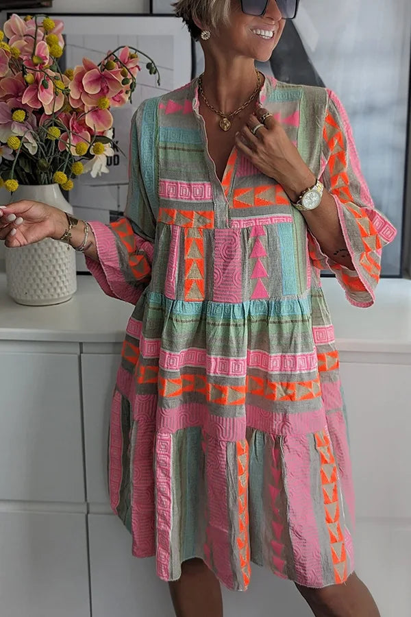 LILY™ - ELEGANT SPRING DRESS WITH FLORAL PRINT