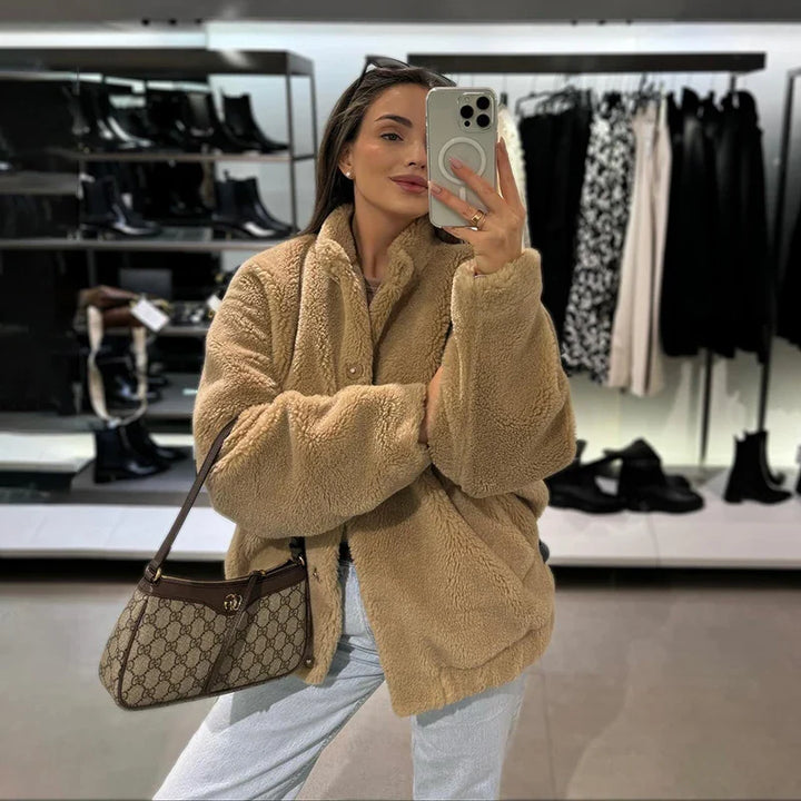 Jenny | Chic Teddy Bear Faux Fur Coat