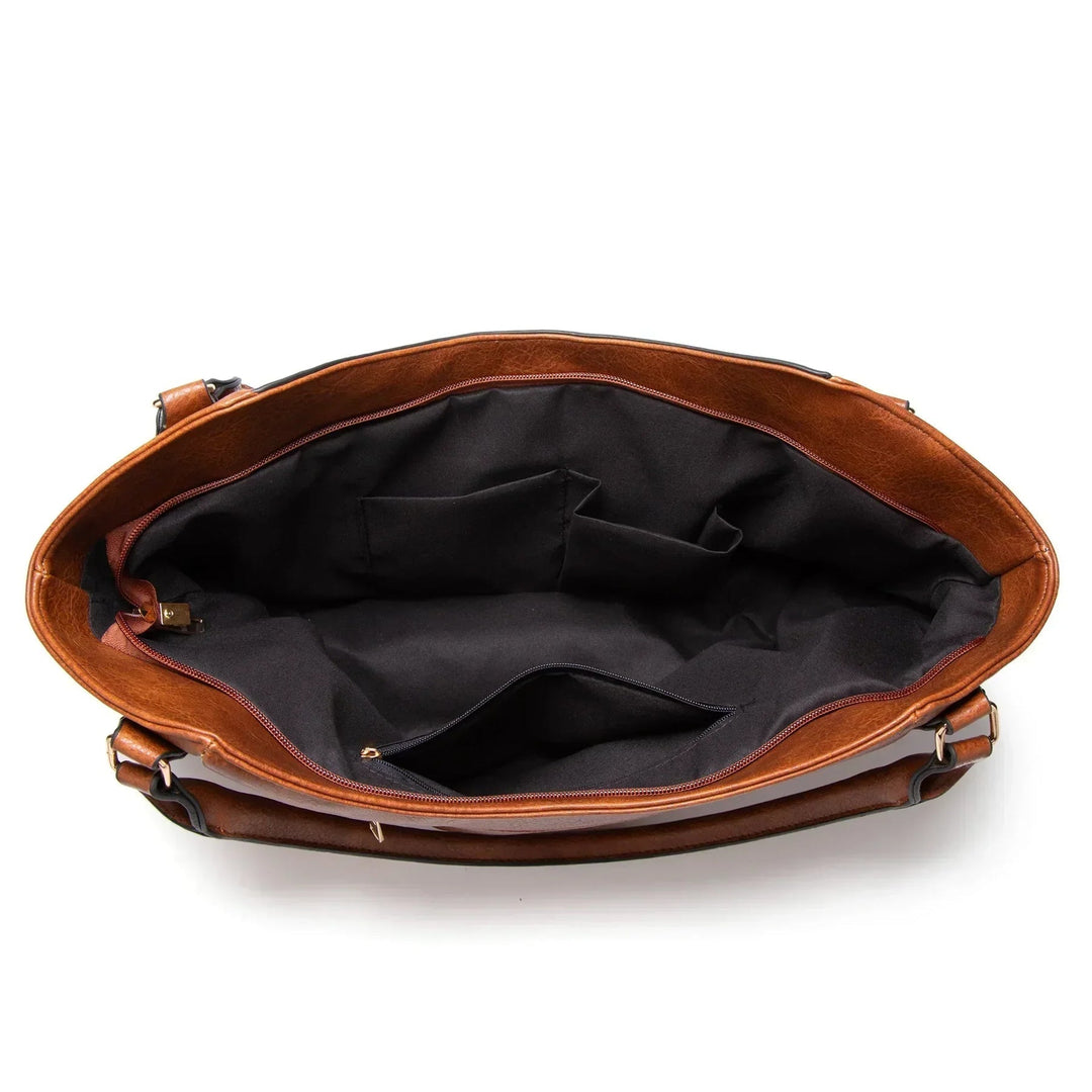 NEVE - REFINED ELEGANCE LEATHER SHOULDER BAG