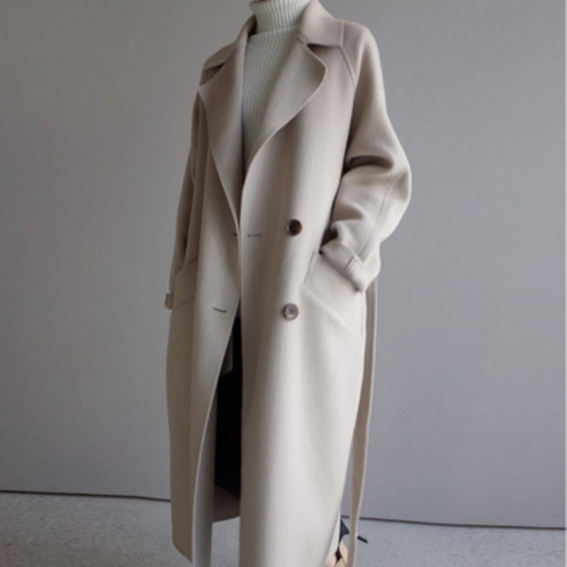 HELENA - SOPHISTICATED LONG WOOL COAT