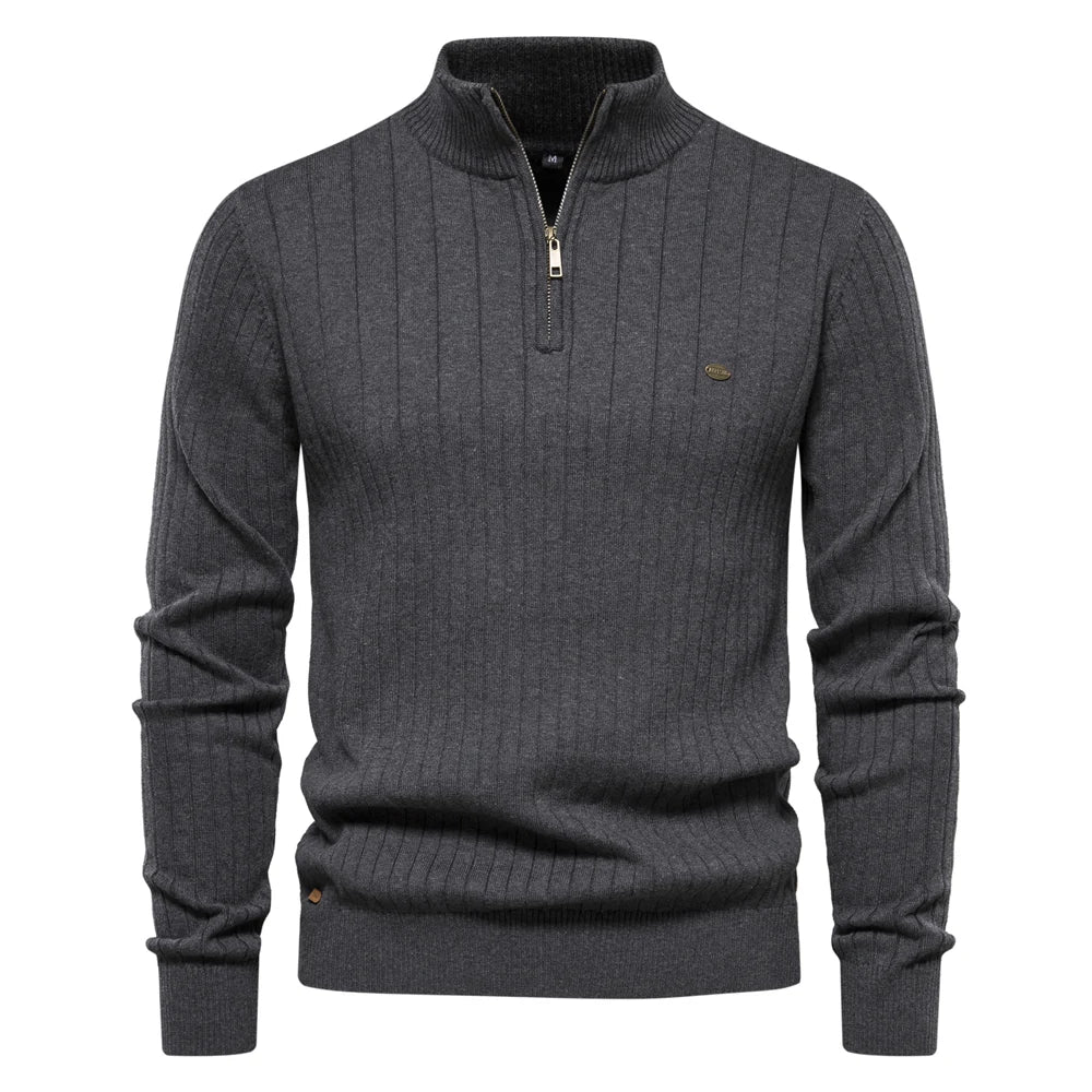 JOHN - HALF ZIP WARM SWEATER