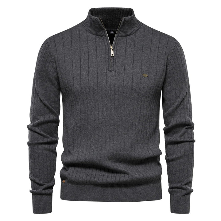 JOHN - HALF ZIP WARM SWEATER