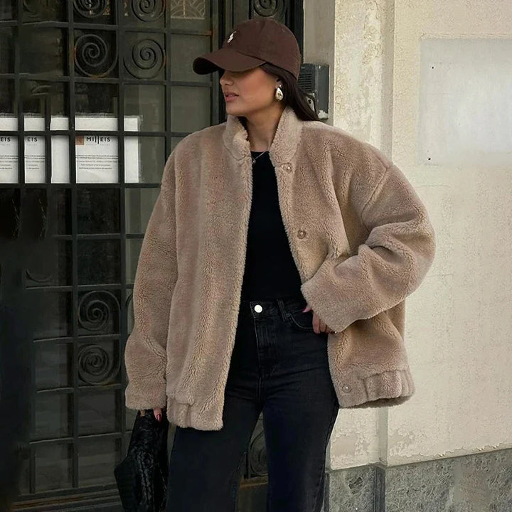 Jenny | Chic Teddy Bear Faux Fur Coat