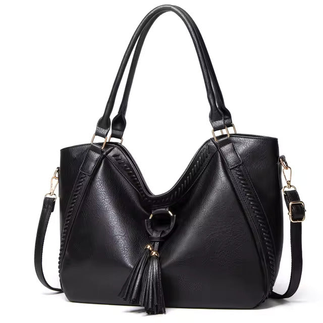 NEVE - REFINED ELEGANCE LEATHER SHOULDER BAG