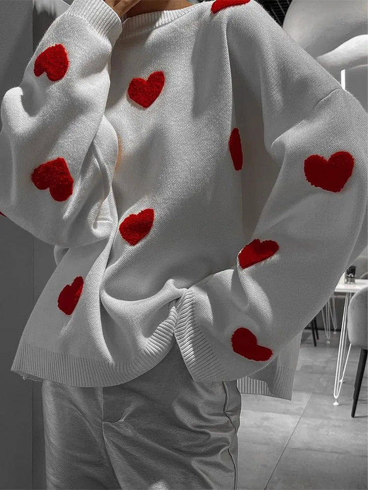 ALITA - SWEET HEARTS COZY PULLOVER