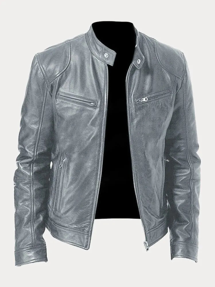 MATTHEW - DURABLE LEATHER JACKET