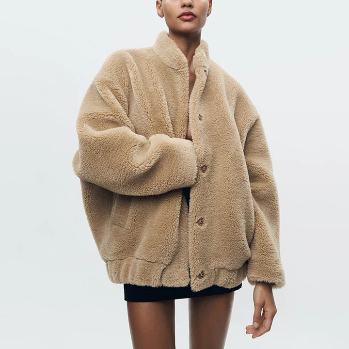 Jenny | Chic Teddy Bear Faux Fur Coat