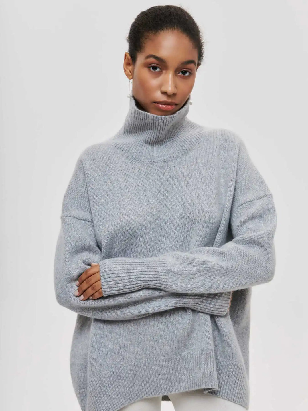 MAEVA - HIGH-NECK PULLOVER SWEATER