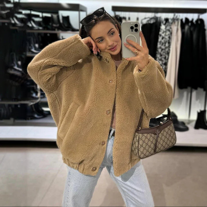 Jenny | Chic Teddy Bear Faux Fur Coat