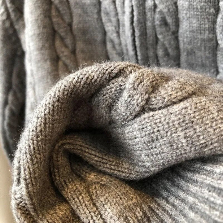 Fiona | Cotton Half Zip Sweater