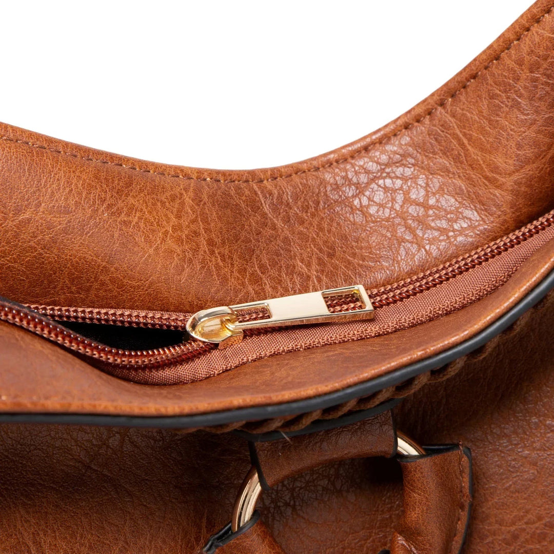 NEVE - REFINED ELEGANCE LEATHER SHOULDER BAG