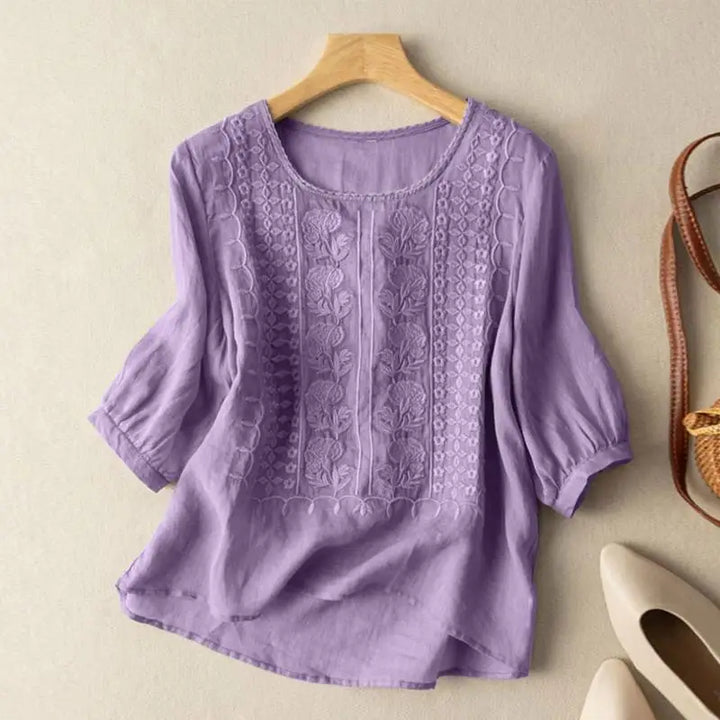 RIVA - BOHO EMBROIDERED TOP